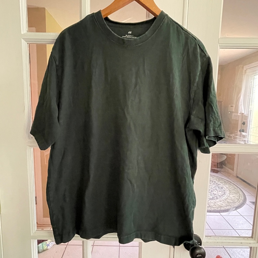 H&M Green Short Sleeve Tee